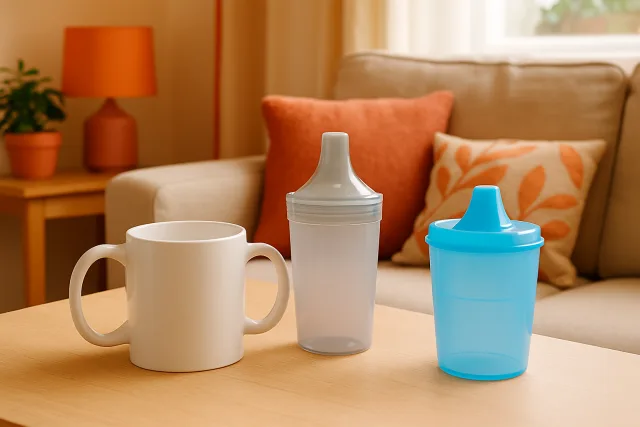 Cups and drinking aids