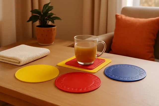 Non-slip mats and coasters